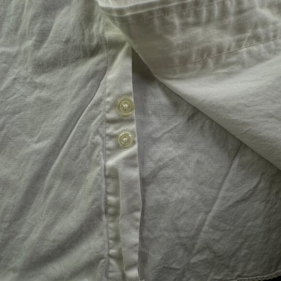 Brooks Brothers Men Cotton Adult Button Up Shirt Long Sleeve White 17 36/37 ** - Picture 12 of 13